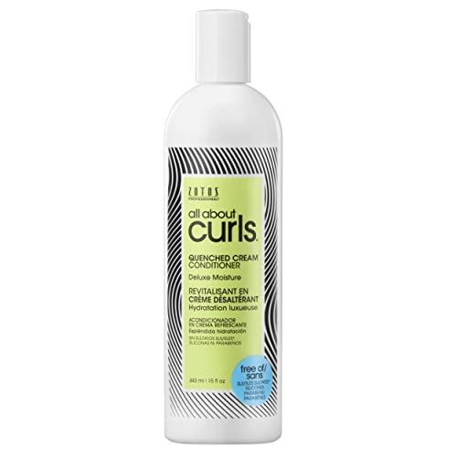 All About Curls Quenched Cream Conditioner  Deluxe Moisture  15 Fl Oz