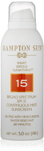 Hampton Sun SPF 15 Continuous Mist Sunscreen  5 oz