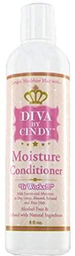 Diva By Cindy Moisture Conditioner 8 Oz - Hydrating Hair Care For Soft, Healthy Locks