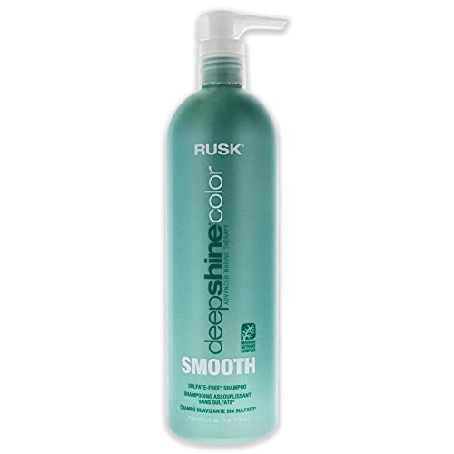 RUSK Deepshine Color Smooth Sulfate Free Shampoo  25 Fl Oz