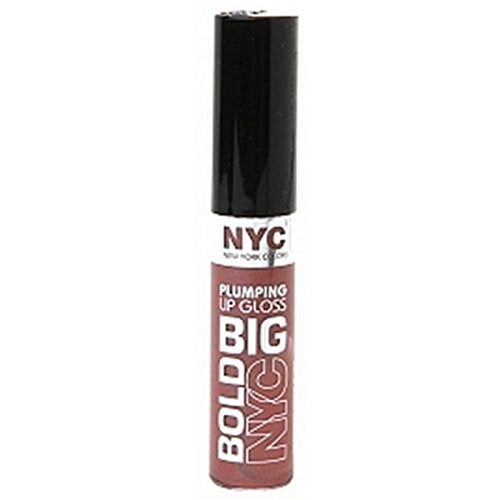 N.Y.C. Big Bold Plumping Lip Gloss - Magnified Mauve, 0.39 Fl Oz For Shine And Volume