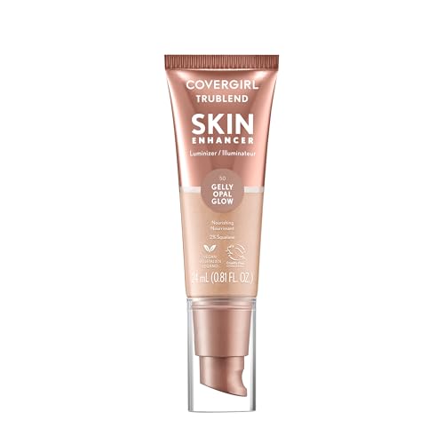 Covergirl Trublend Skin Enhancer, Opal Glow Luminizer, Vegan Water-Based Formula, 0.81Oz