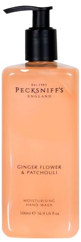 Pecksniff'S Moisturizing Hand Wash 500Ml - Vitamin B, Ginger Flower & Patchouli, Gentle Cleanser