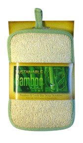 Retail Imports Bamboo Soap Bar Scrubber - Eco-Friendly Cleaning Tool, Size: 3