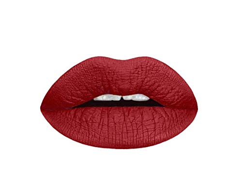 Aromi True Maroon Matte Liquid Lipstick - Dark Red, Vegan, Long-Wear, Waterproof, Rich Rosewood