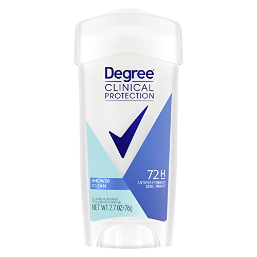 Degree Antiperspirant Deodorant For Women, 48-Hour Sweat Protection, Shower Clean, 2.7 Oz