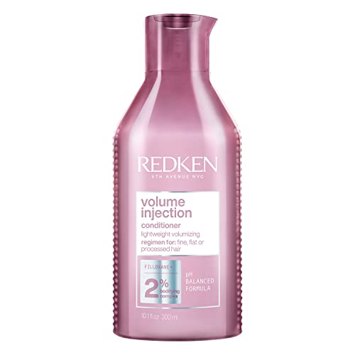 Redken Volume Injection Conditioner  Hair Volumizer For Fine Hair  Detangling and Volumizing  101 Oz