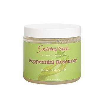 Soothing Touch Peppermint Rosemary Salt Scrub - 20 Oz, 2 Count - Exfoliating Body Scrub