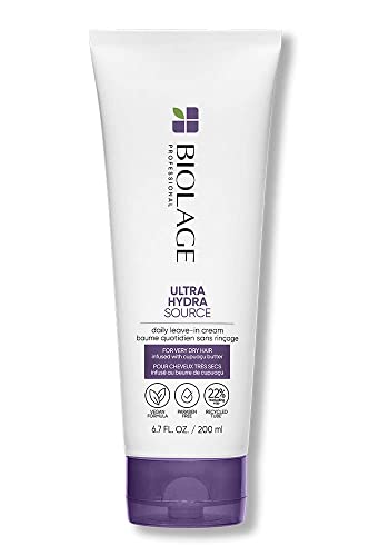 BIOLAGE Biolage Ultra Hydra Source Leavein Cream with Capuacu Butter  Conditions  Softens Hair  For Very Dry Hair  Vegan  