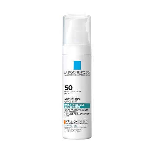 La Roche-Posay Anthelios Uv Clear Sunscreen Spf 50 For Acne & Rosacea, 1.7 Fl Oz