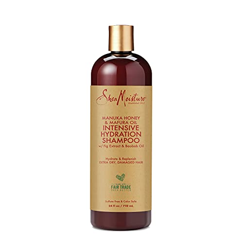 Sheamoisture Intensive Hydration Shampoo, Manuka Honey & Mafura Oil, Sulfate-Free, 24Oz