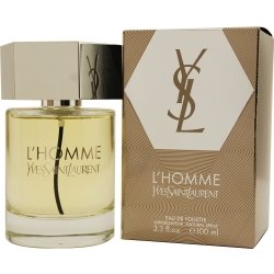 Yves Saint Laurent L'homme Eau De Parfum Spray 3.3 Oz Tester - Classic Fragrance for Men, Long-Lasting Scent, Elegant Gift Option