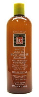 Fantasia Ic Gel Tea Silky Moisturizer Activator, 16 Oz, Pack Of 8 - Hair Care Essential