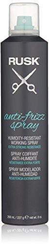 RUSK AntiFrizz Spray  8 Oz  HumidityResistant Working Spray  Delivers Style Control  Color Protection  and Strengthens Hair  L