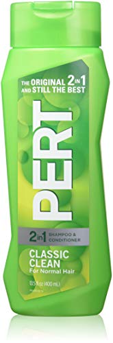 Pert Plus 2-In-1 Shampoo & Conditioner For Normal Hair, 13.5 Fl Oz - White