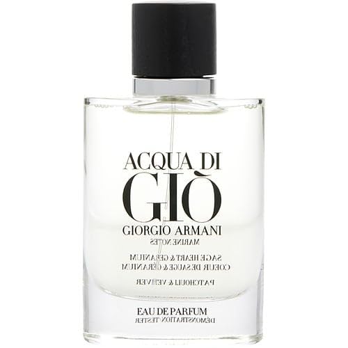 GIORGIO ARMANI ACQUA DI GIO Eau de Parfum Spray Refillable 2.5 oz Tester - Luxurious Fragrance for Men