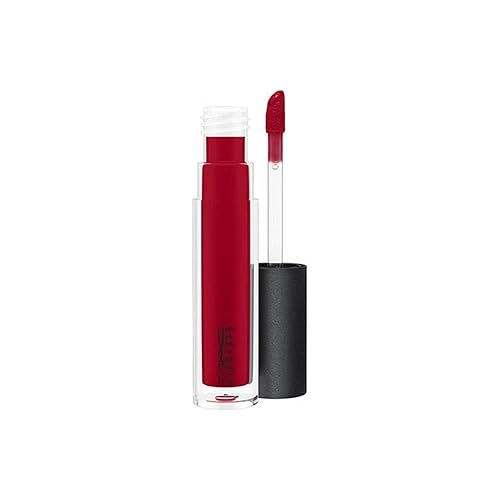 Mac Lipglass Lip Gloss - Ruby Woo, Red, 1 Count - High Shine, Long-Lasting Finish