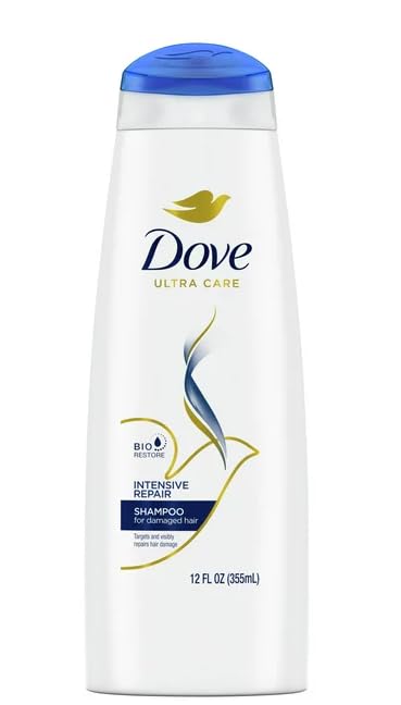 Dove Damage Therapy Intensive Repair Shampoo, 12 Oz, Pack Of 4 - Nourishing Hair Care