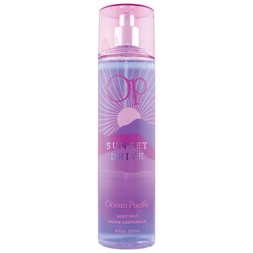 Ocean Pacific Sunset Drive Body Spray, 8 Ounce - Refreshing Fragrance for All-Day Freshness and Invigorating Scent