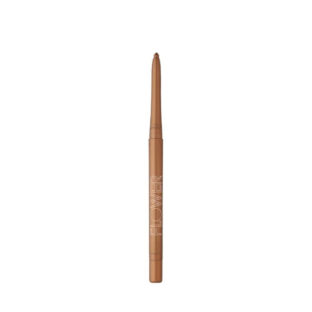 FLOWER Beauty Long Wear Eyeliner Pencil - Smokey Topaz, Smudge-Resistant, Built-In Sharpener