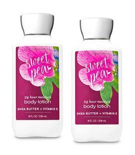 Bath & Body Works Sweet Pea Body Lotion 2 Pack, 8 Fl Oz Each - Super Smooth Hydration