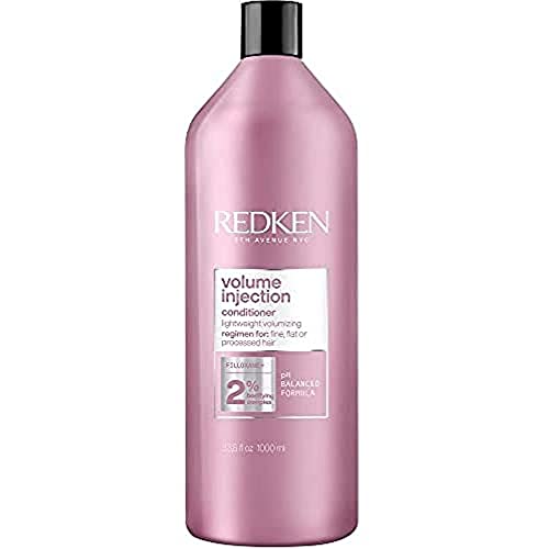 Redken Volume Injection conditioner Hair Volumizer For Fine Hair Detangling and Volumizing 338 Fl Oz