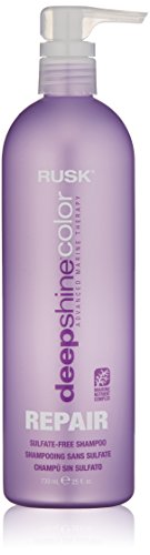 RUSK Deepshine Color Repair Sulfate Free Shampoo  25 Fl Oz