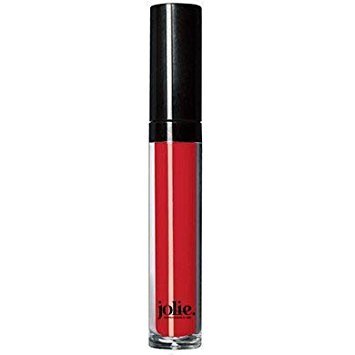 Jolie Liquid Lipstick - Creamy Code Red Lip Color With Wand Applicator