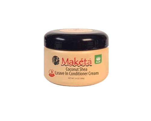 Maketa Coconut Shea Leave-In Conditioner Cream, 1 Oz - Moisturizing & Nourishing Hair Care