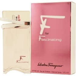 Salvatore Ferragamo F For Fascinating Eau De Toilette Spray For Women, 3 Oz