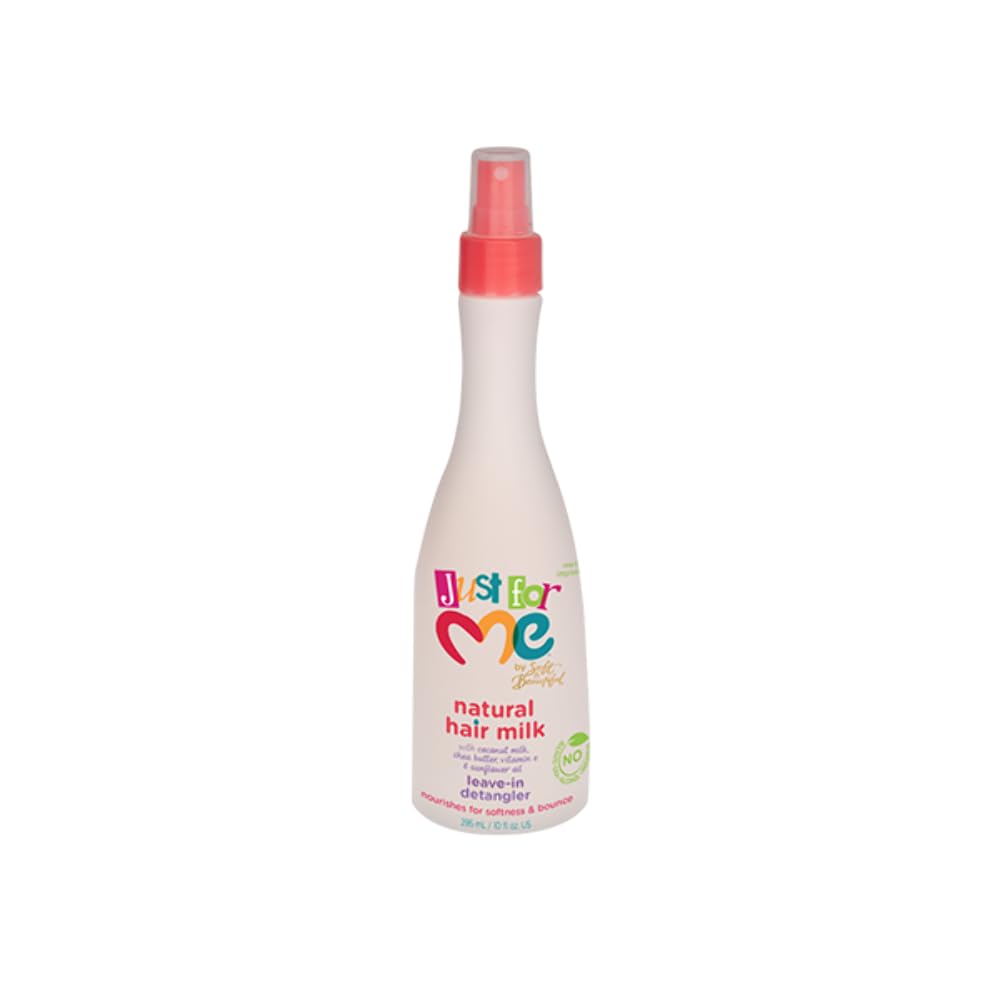 Just For Me Hair Milk Leave-In Detangler, 10 Fl Oz - Moisturizing & Tangle-Free Hair Care