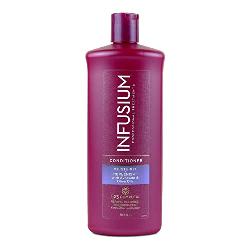 Infusium Moisturize and Replenish Professional Conditioner  Avocado  Olive Oil  Classic Light and Soothing Scent  338 Fl Oz