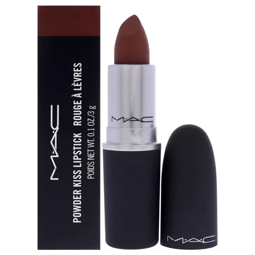 MAC Powder Kiss Lipstick Marrakesh - Brown, 0.1 oz for Women