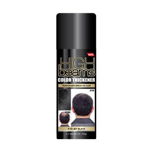 High Beams Jet Black Color Thickener Spray - 2.7 oz (3 Pack) Temporary Hair Color