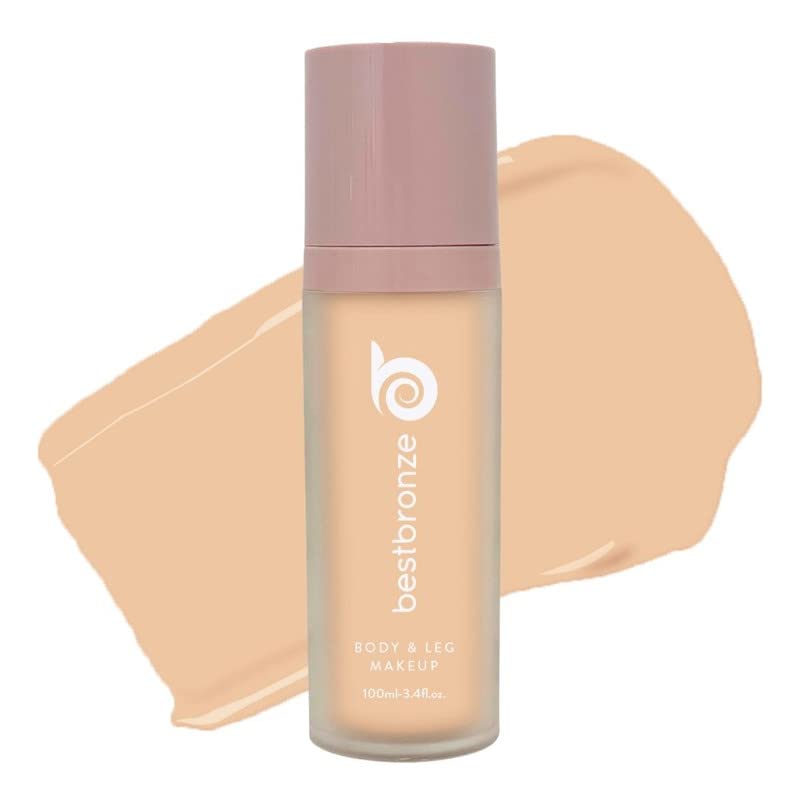 B Bestbronze Best Bronze Bombshell Body & Leg Makeup, Waterproof Concealer, N3.5 Fair Ivory