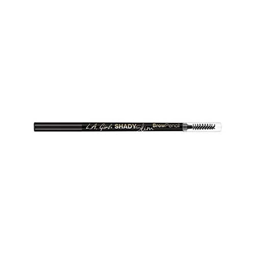 L.A. Girl Shady Slim Brow Pencil - Blackest Brown, 1 Count For Precise Eyebrow Definition