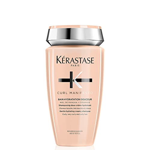 KERASTASE Curl Manifesto Hydratation Douceur Shampoo  Removes Build Up  Hydrates Curls  Softens  Reduces Frizz  For All Wav