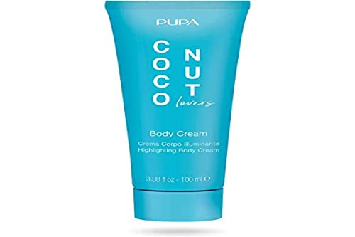 Pupa Coconut Lovers Body Cream 100 ml - Paradise Island Scented Moisturizer for Soft Skin