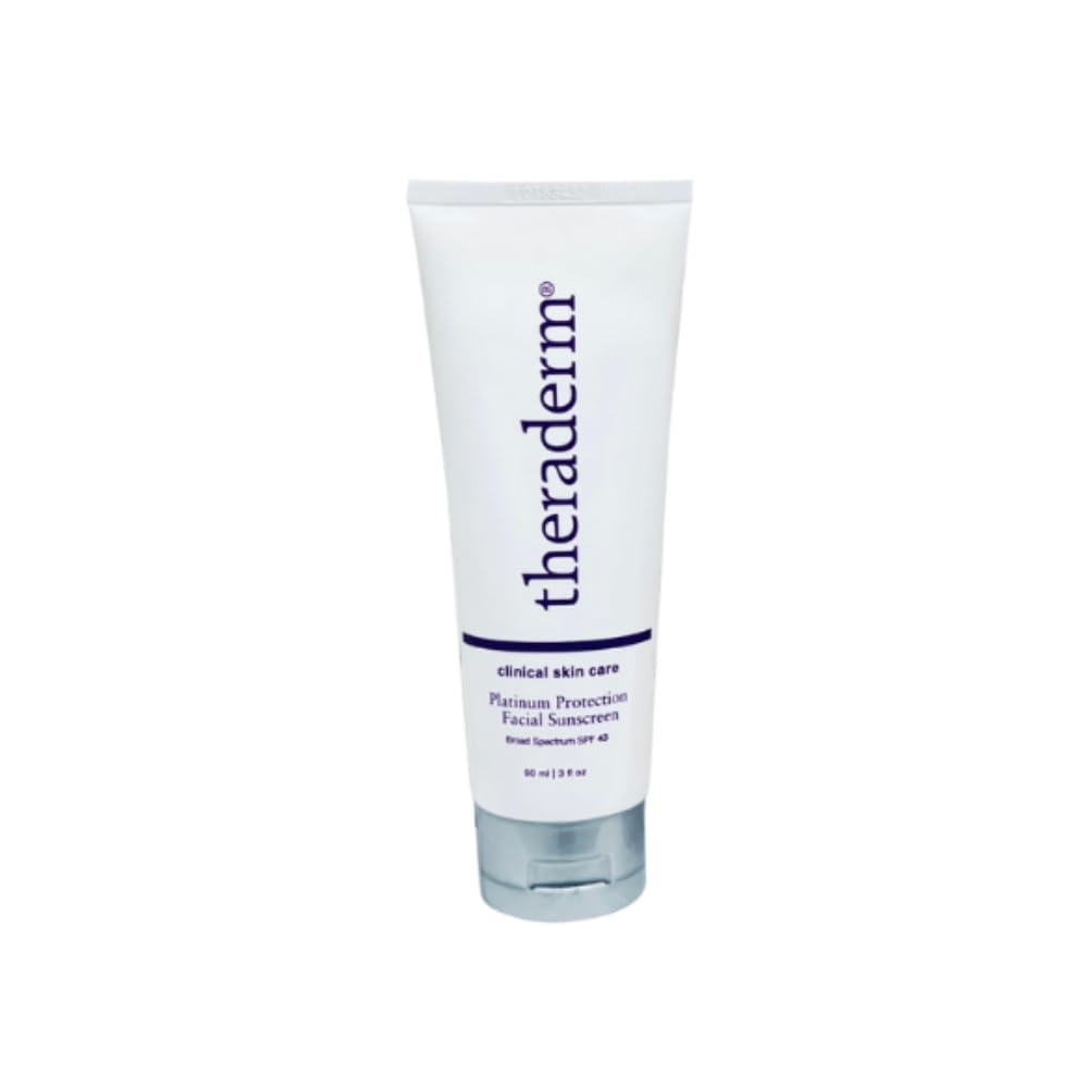 Theraderm Platinum Protection Facial Sunscreen - Spf 30, 3 Ounce, Broad Spectrum Uv Defense