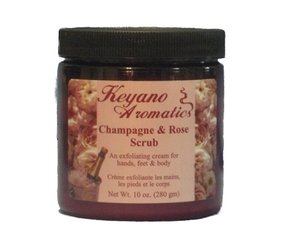 Keyano Aromatics Champagne & Rose Scrub - 10 Oz Exfoliating Body Scrub By Orly