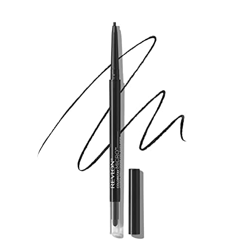 Revlon ColorStay Gel Eyeliner, Waterproof Precision Tip, Built-in Smudger, 214 Black, 0.002