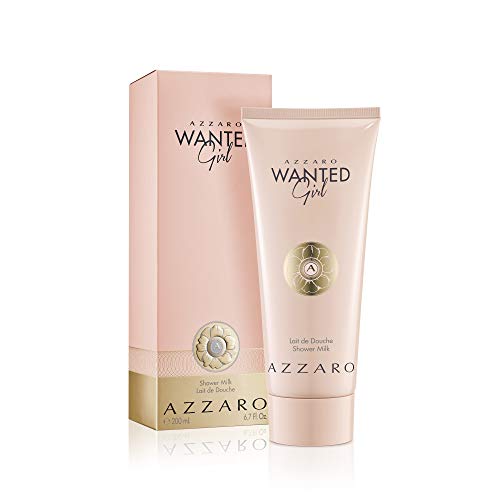 Azzaro Wanted Girl Shower Milk - Moisturizing Body Wash for Women, 6.8 Fl Oz