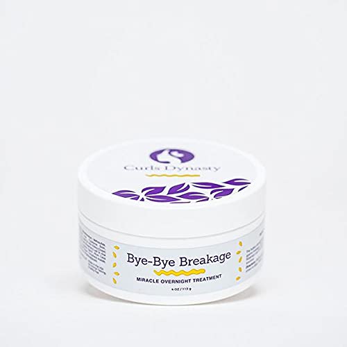 Curls Dynasty Bye-Bye Breakage Miracle Overnight Treatment, 4 Fl Oz - Hair Repair & Strengthening