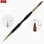 Artdone 31pcs Nail Art Brushes & Tool Set, Dotting Tools, Dust Brush, Striping Brushes & Drawing Pen for Gel Polish Design