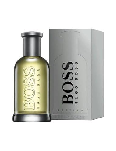 Hugo Boss Bottled Eau De Toilette For Men, 3.3 Fl Oz - Classic Fragrance, Long-Lasting Scent