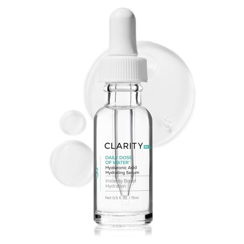 Clarityrx Daily Dose Of Water Serum - Hyaluronic Acid Hydrating Treatment For Dry Skin, 0.5 Fl Oz