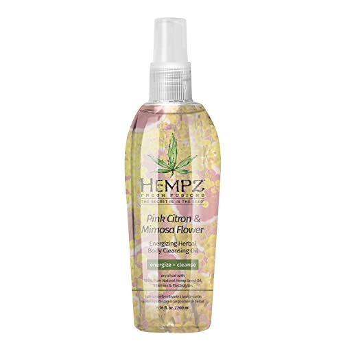 Hempz Fresh Fusions Pink Citron  Mimosa Flower Energizing Herbal Body Mist  Refresher  44 Fl Oz