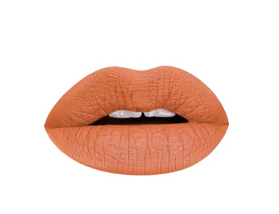 Aromi Matte Liquid Lipstick - Long-Lasting Burnt Pumpkin, Waterproof & Transfer Proof