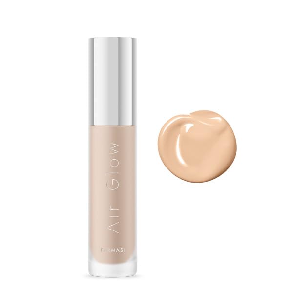 Farmasi Air Glow Foundation C02 - Hydrating, Lightweight, Buildable Coverage, 1 Fl Oz