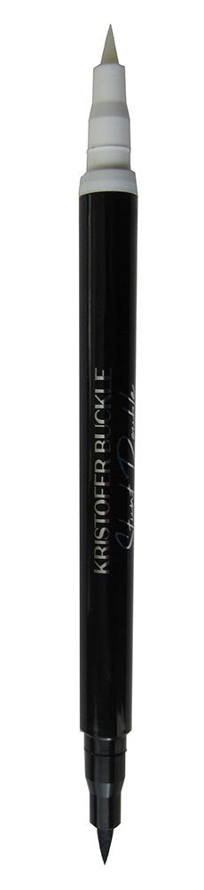 Kristofer Buckle Stunt Double Liquid Eyeliner + Corrector - Black, Long-Lasting, Precision Application